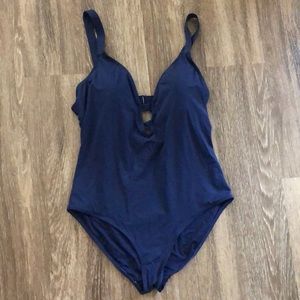 Calvin Klein, navy blue one piece, never worn